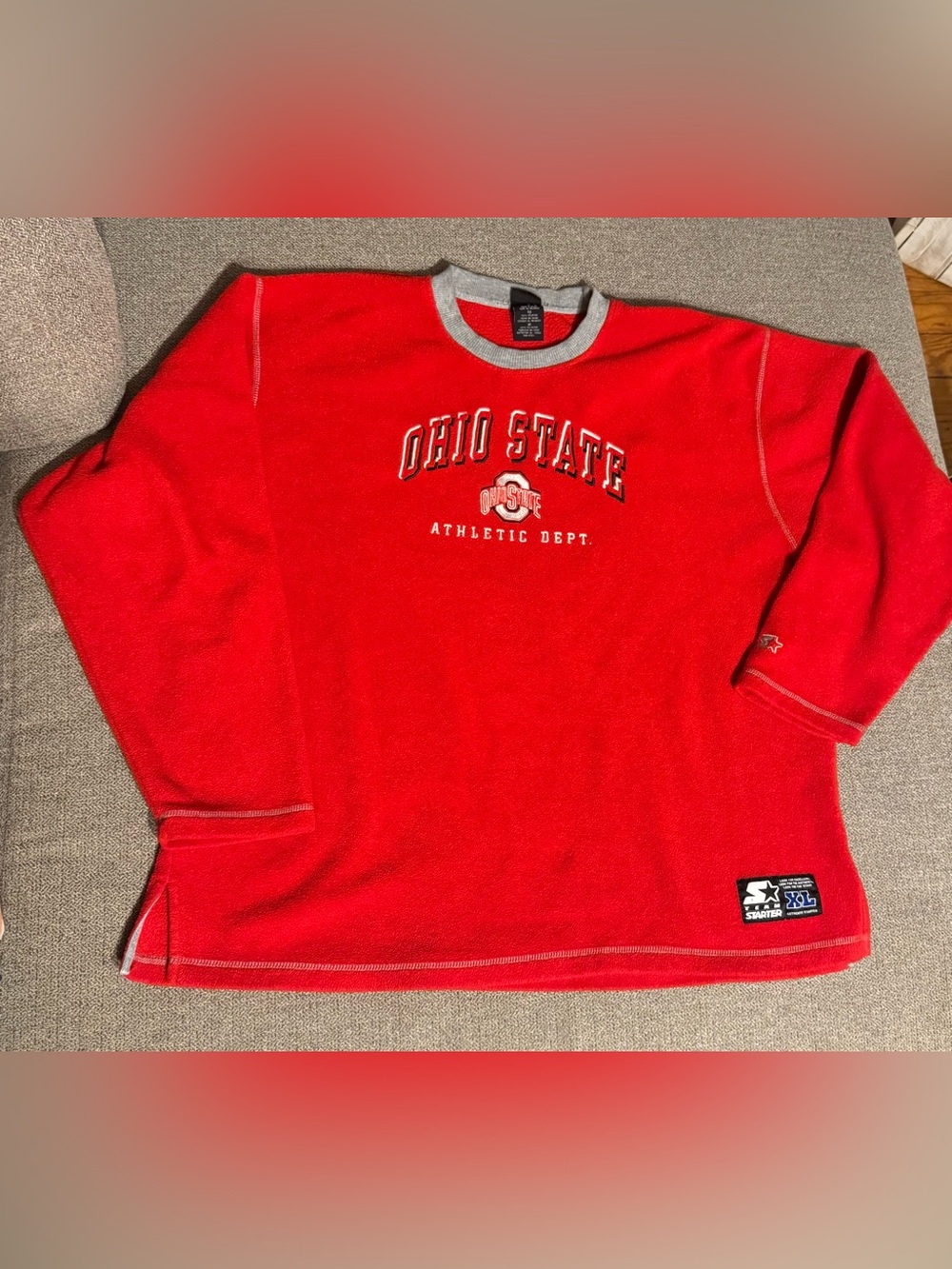 OHIO STATE STARTER FLEECE PULLOVER
